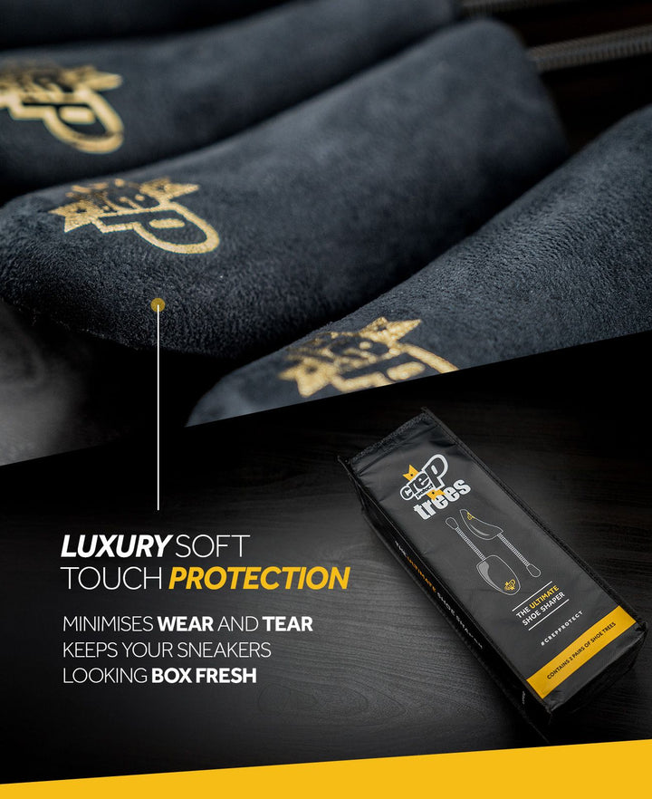 Crep Protect Trees inserted in sneakers