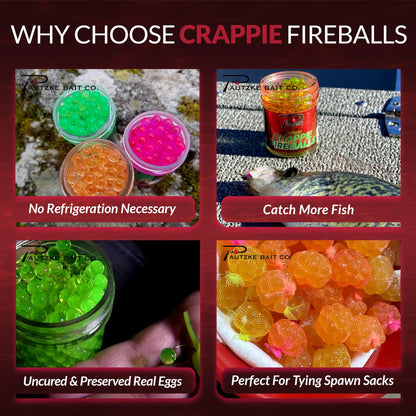 Pautzke Crappie Fire Balls product features