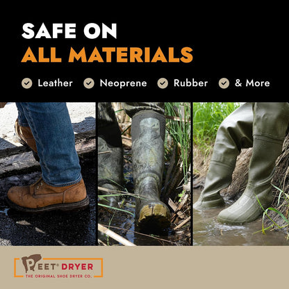Examples of footwear materials for PEET Multi
