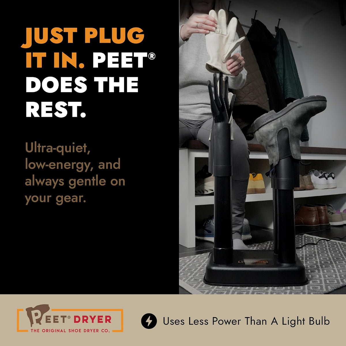 PEET Multi overnight glove drying setup