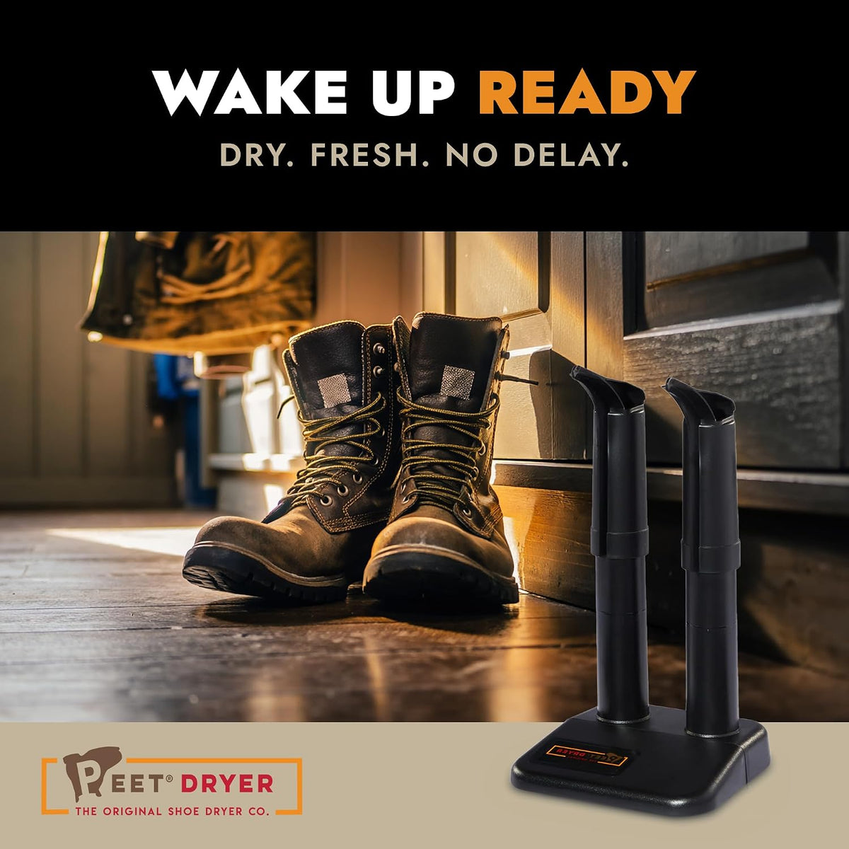 Boot drying setup with PEET Original