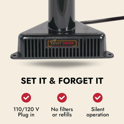 PEET SafeKeeping base and plug-in operation