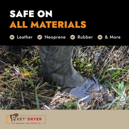 Examples of footwear materials for PEET Tall